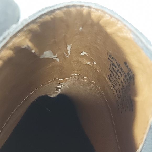 Denim & Supply Ralph Lauren Leather Metallic Silver Gray, 8 - Picture 8 of 10